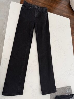 Favorite Daughter Vivi fadedBlack Straight Leg Jeans